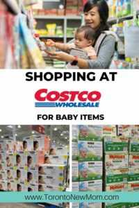 Shopping at Costco for Baby Items