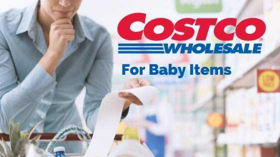 Shopping at Costco for Baby Items Header