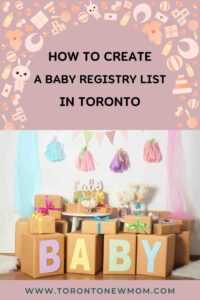 How to Create a Baby Registry List in Toronto