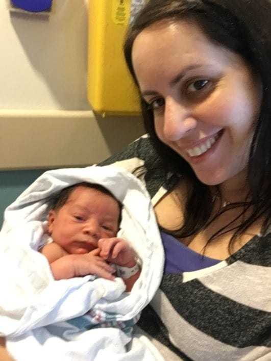 Stefanie, 37, first-time mom, Willowdale with her son, Isaiah on giving birth during a pandemic.