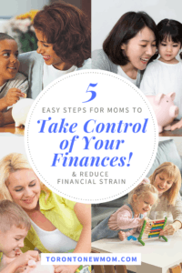5 Easy Steps for Moms to Help Reduce Financial Strain