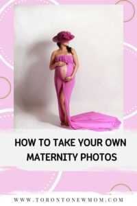 How To Take Your Own Maternity Photos