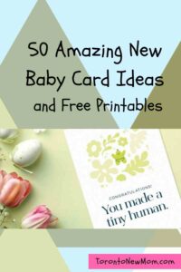 50 amazing baby card