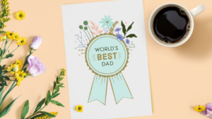 Printable Father’s Day Card- World's Best Dad