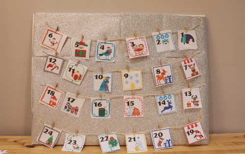 Free Printable Advent Calendar- create your own board