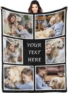 Customized Blanket with Photos for mothers day