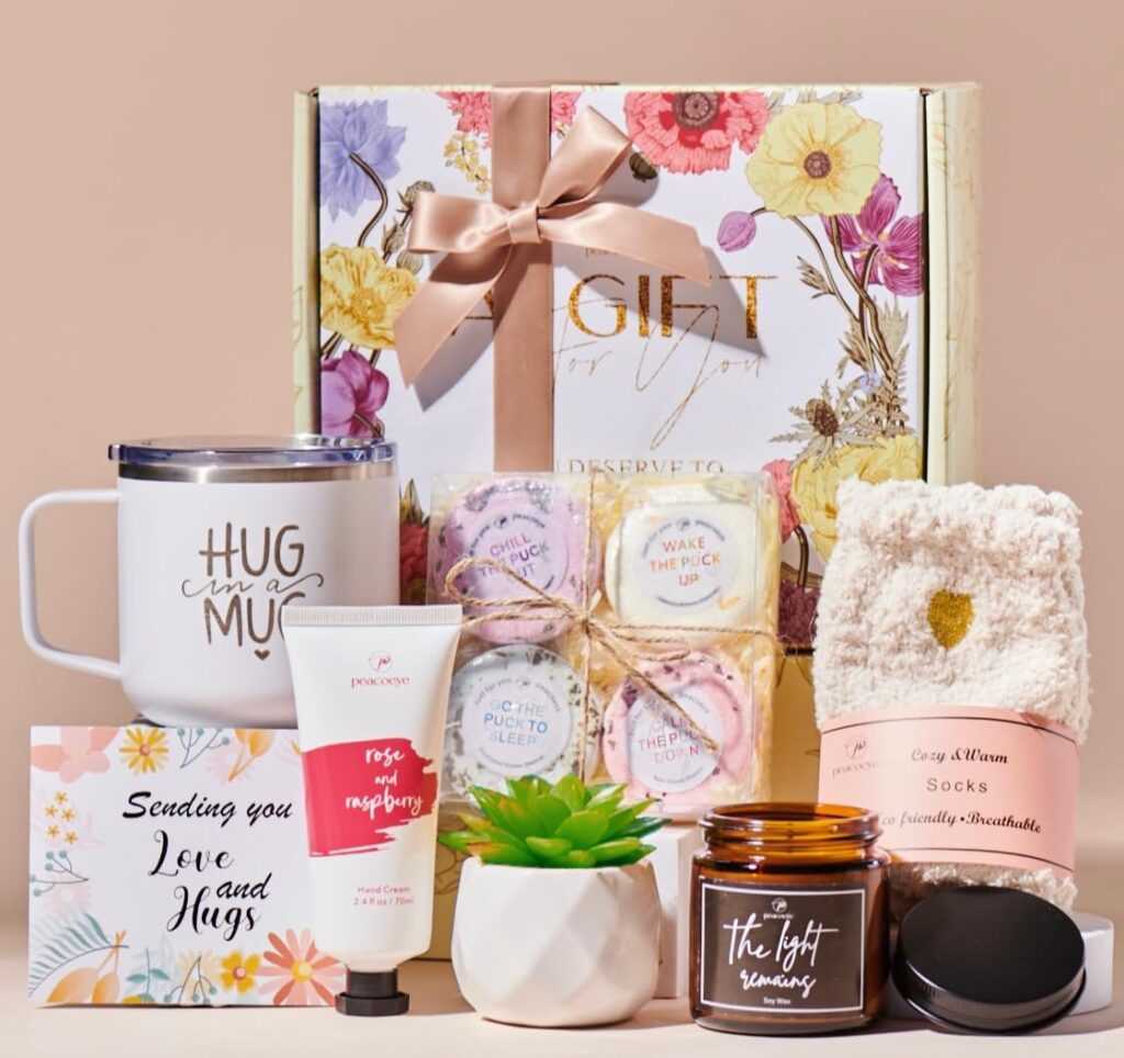 Spa self care box gift for moms