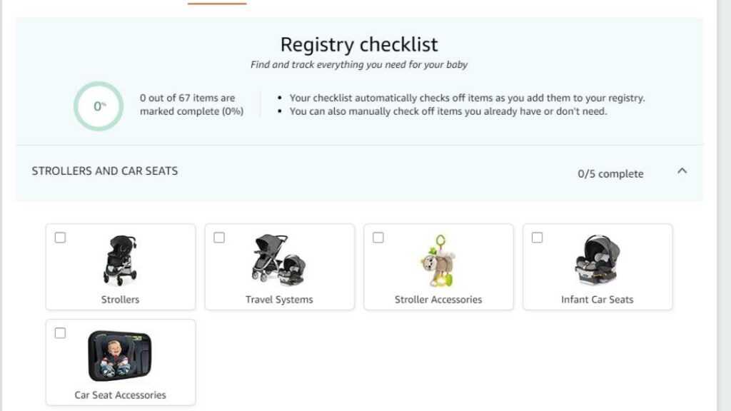 Add items to your Amazon Baby Registry 