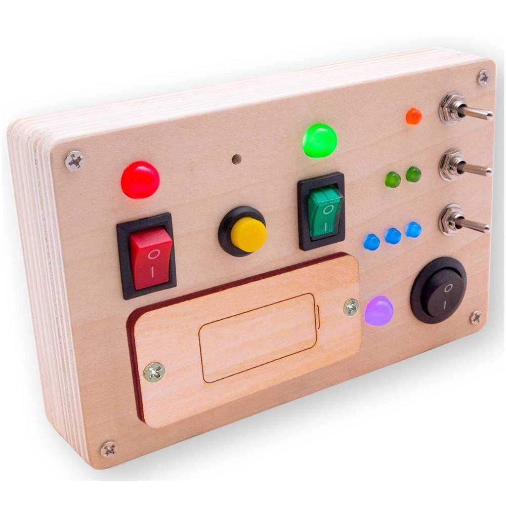 Montessori Toys for Children_LED Light Switch Busy Board