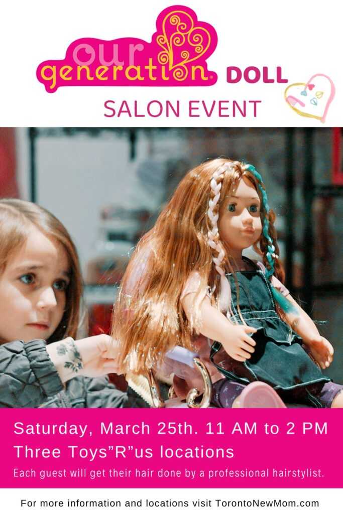 Our Generation Doll Salon Event 