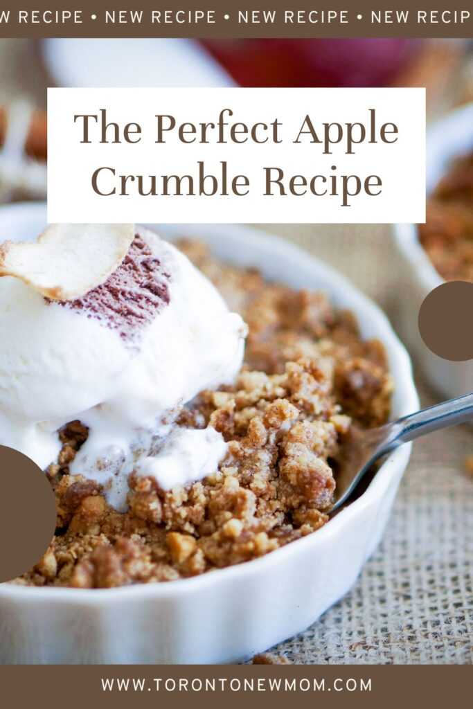 the perfect apple crumble recipe
