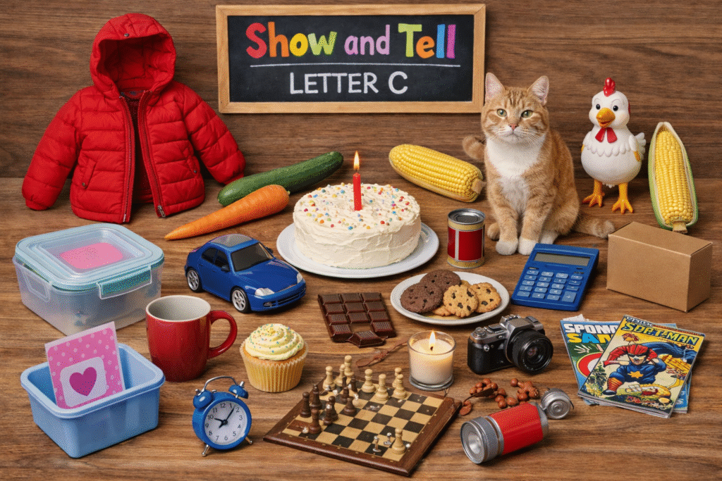Show and Tell- Letter C