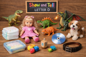 Show and Tell- Letter D